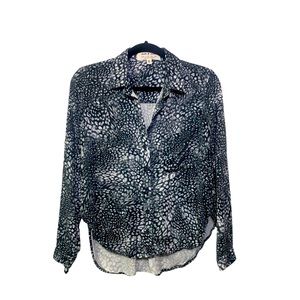 ANTHROPOLOGIE Cloth & Stone Button Down Blouse Size S